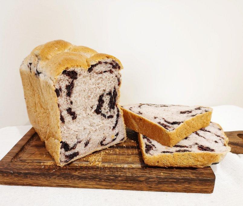 养生紫米吐司（中种法）