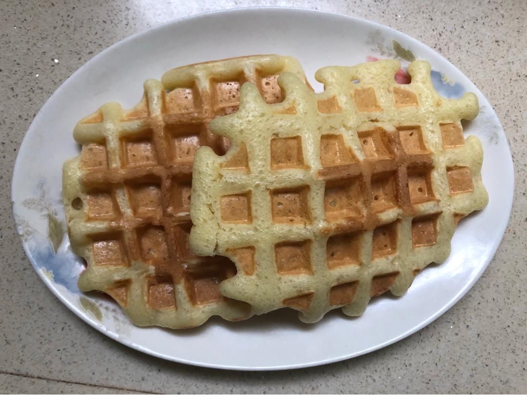 拒绝泡打粉的华夫饼方子