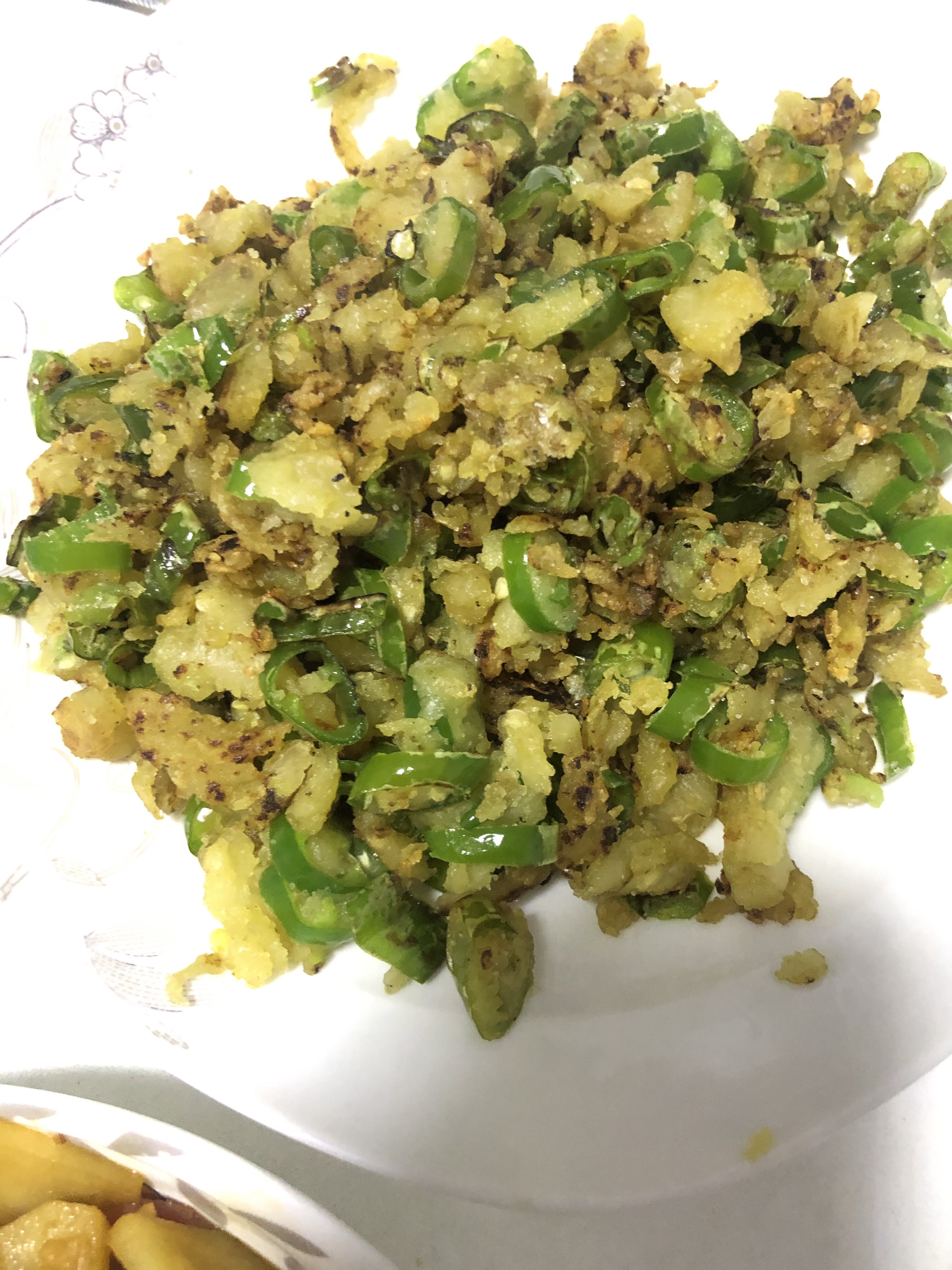 河南菜—面炒辣椒的做法