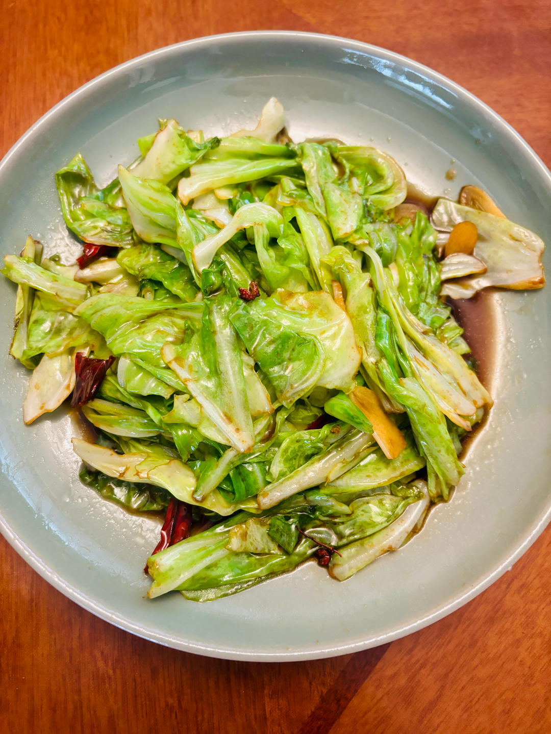 炝炒牛心菜