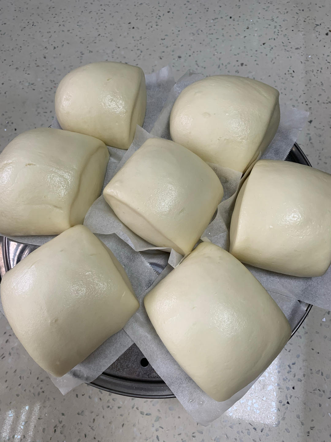 一发版手揉馒头（无猪油，水合，后酵母法）