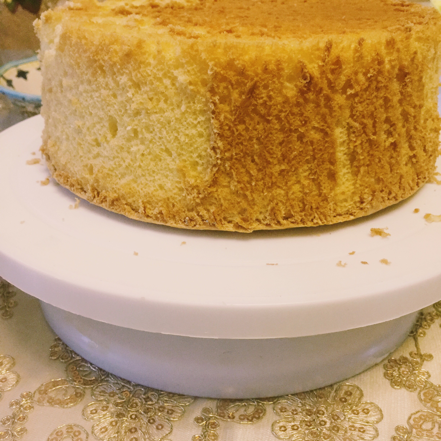 戚风蛋糕八寸（君之博客版）