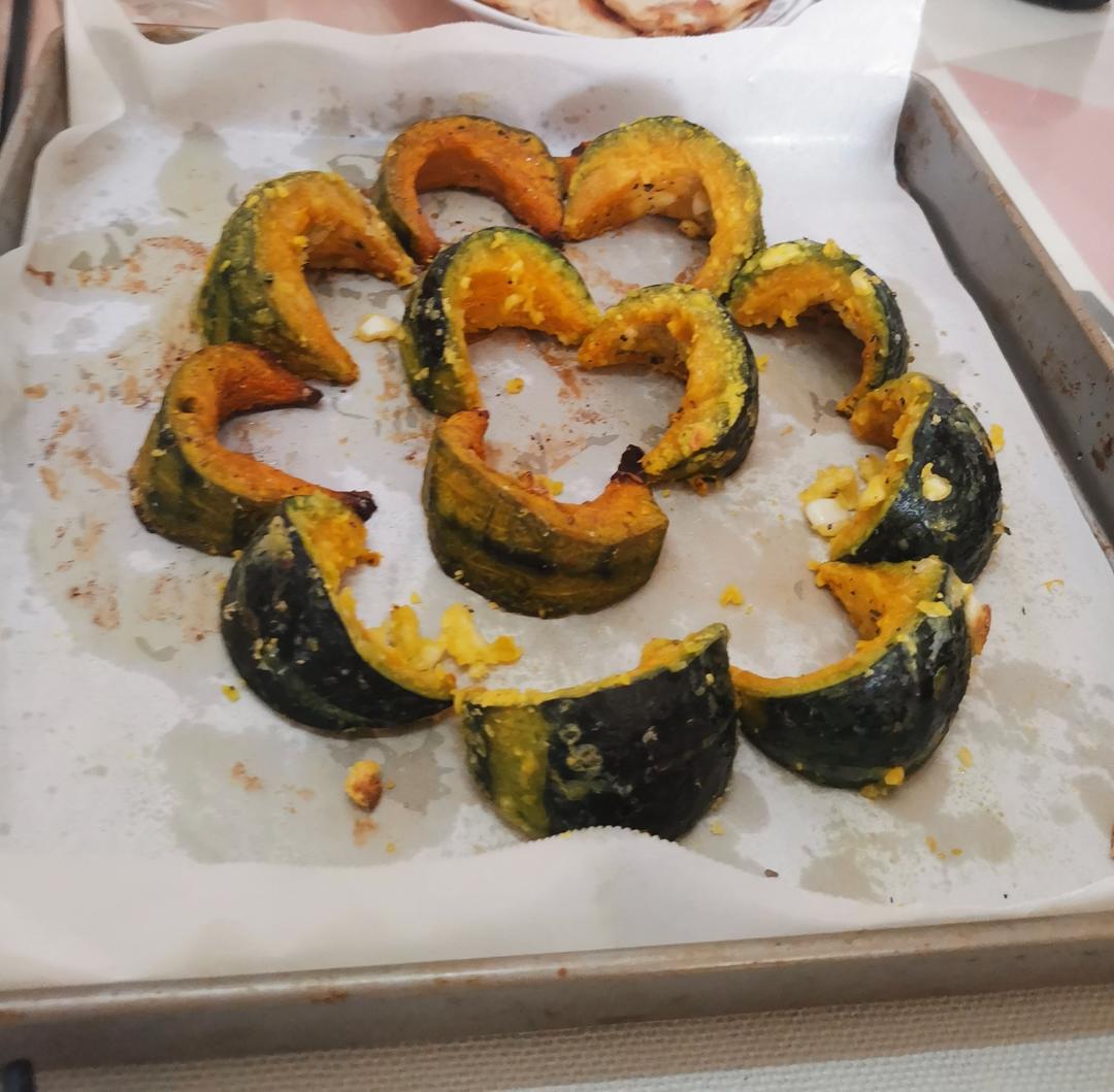 蒜香烤南瓜