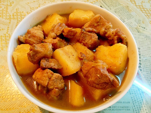 土豆烧肉