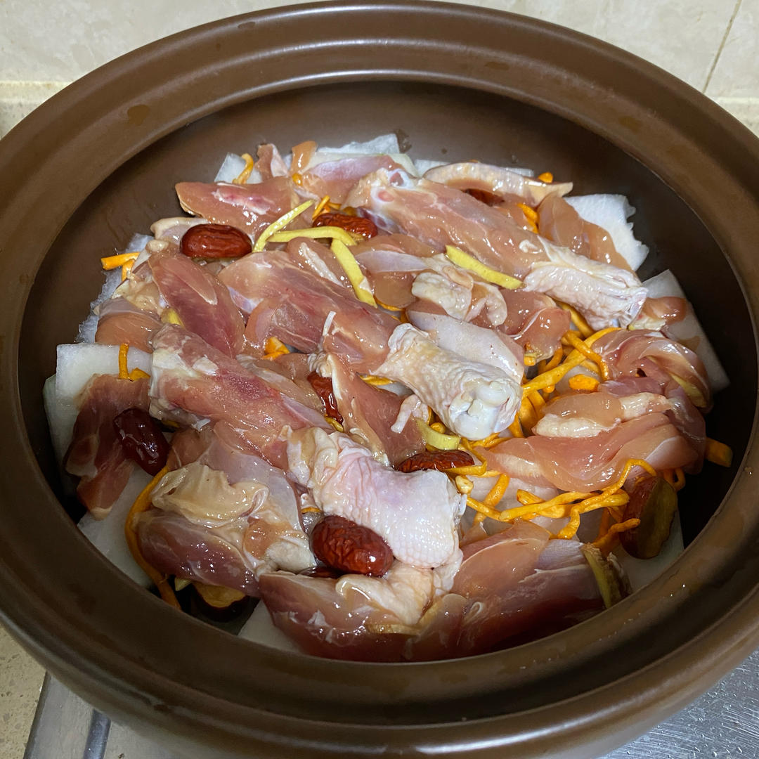 冬瓜桑拿鸡(顺德名菜)