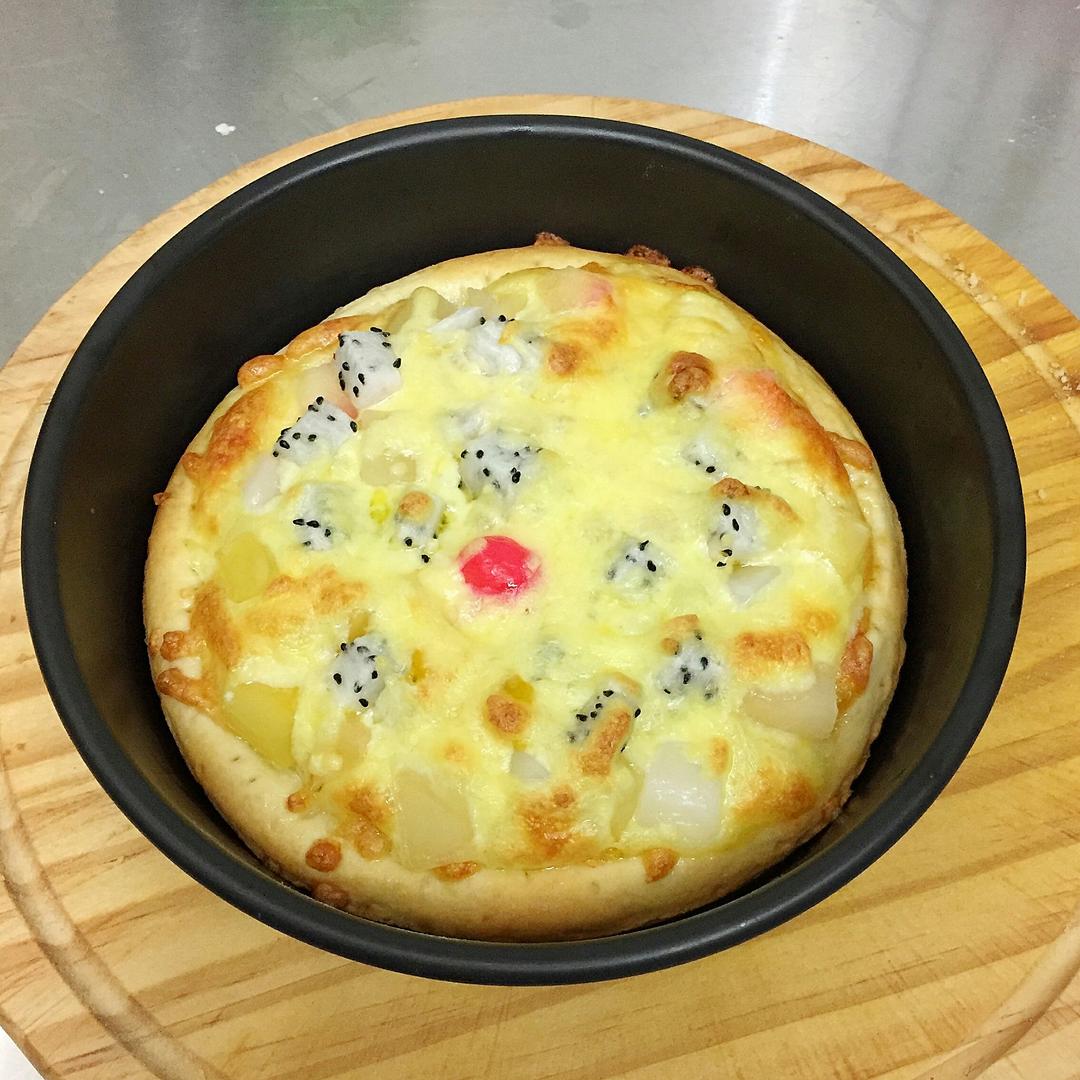 六寸披萨（剩下的面包面团）