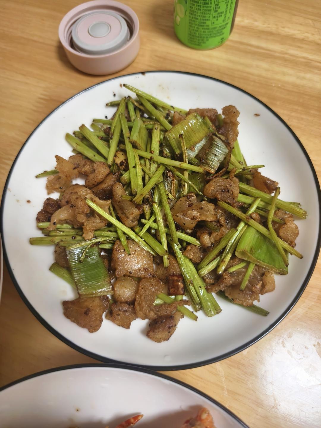 芦蒿炒肉丝