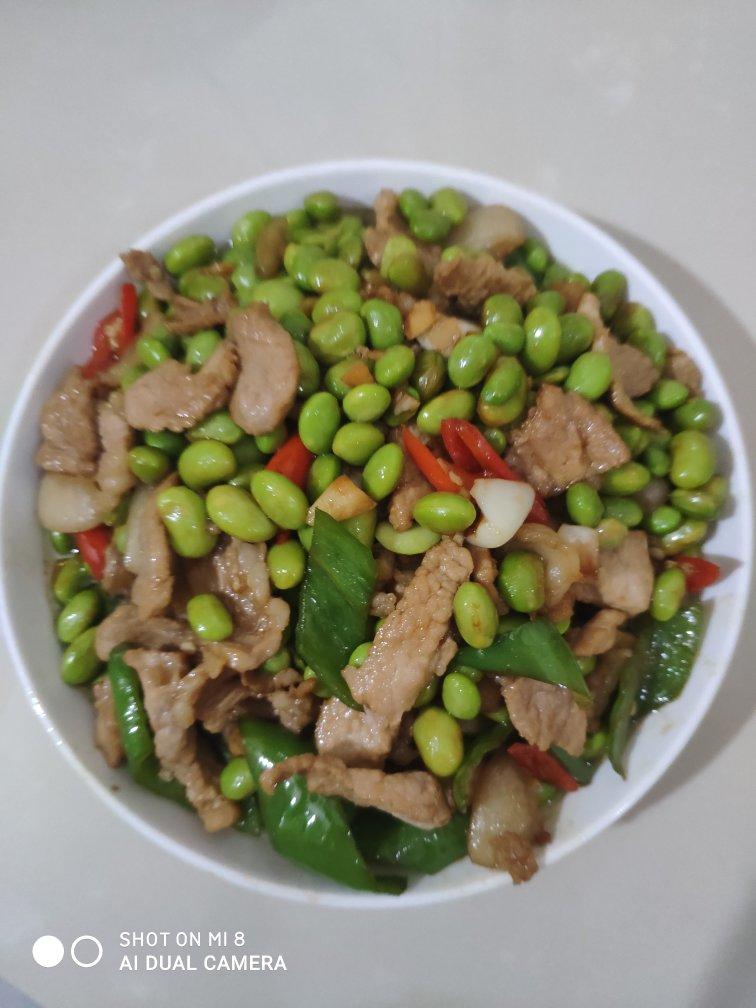 当家毛豆炒肉