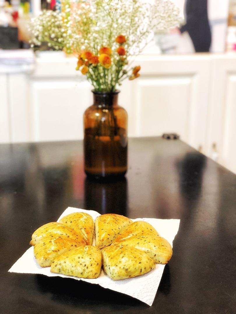 酵母版黑芝麻司康