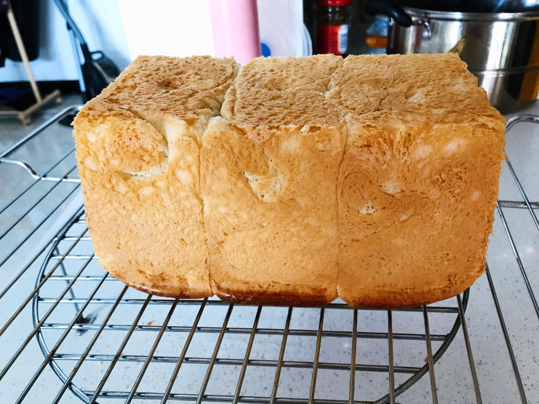 超软拉丝牛奶吐司🍞一次发酵