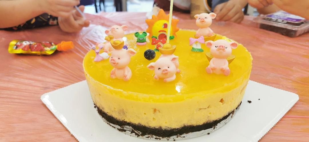 芒果流心芝士蛋糕（8寸，免烤）