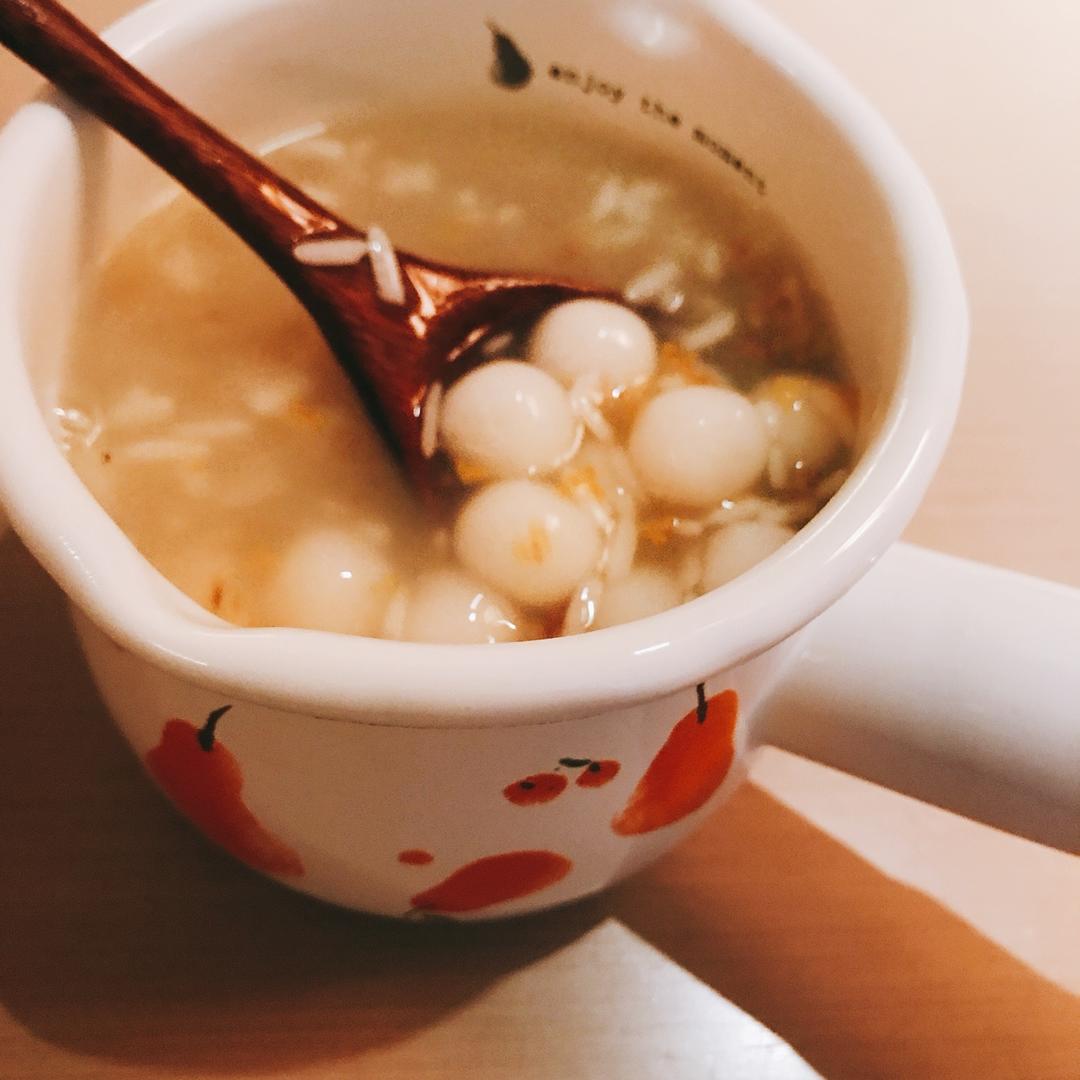 桂花酒酿圆子