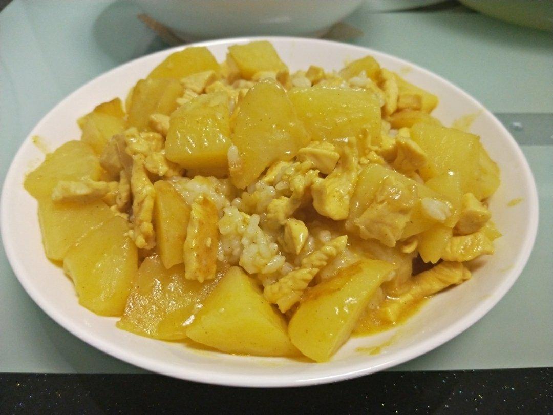 咖喱鸡饭