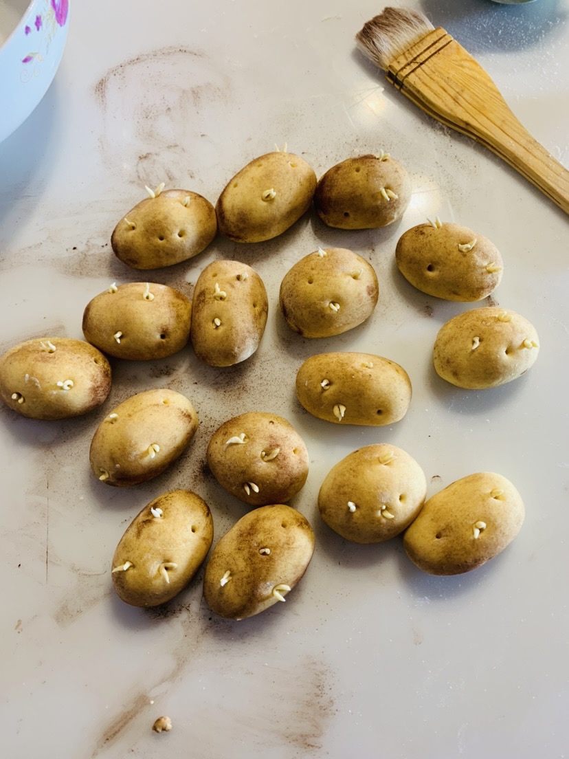 骗纸土豆🥔（玉米面馒头）的做法