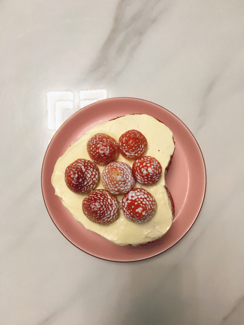 草莓红丝绒奶油裸蛋糕🍓 红丝绒蛋糕（细节版 新手可用）