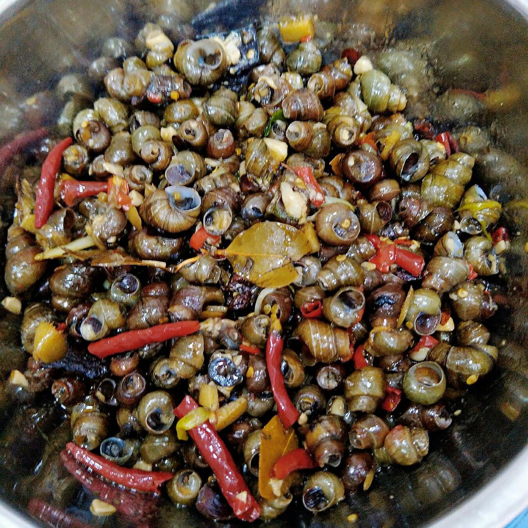 懒人版麻辣田螺 自动烹饪锅食谱