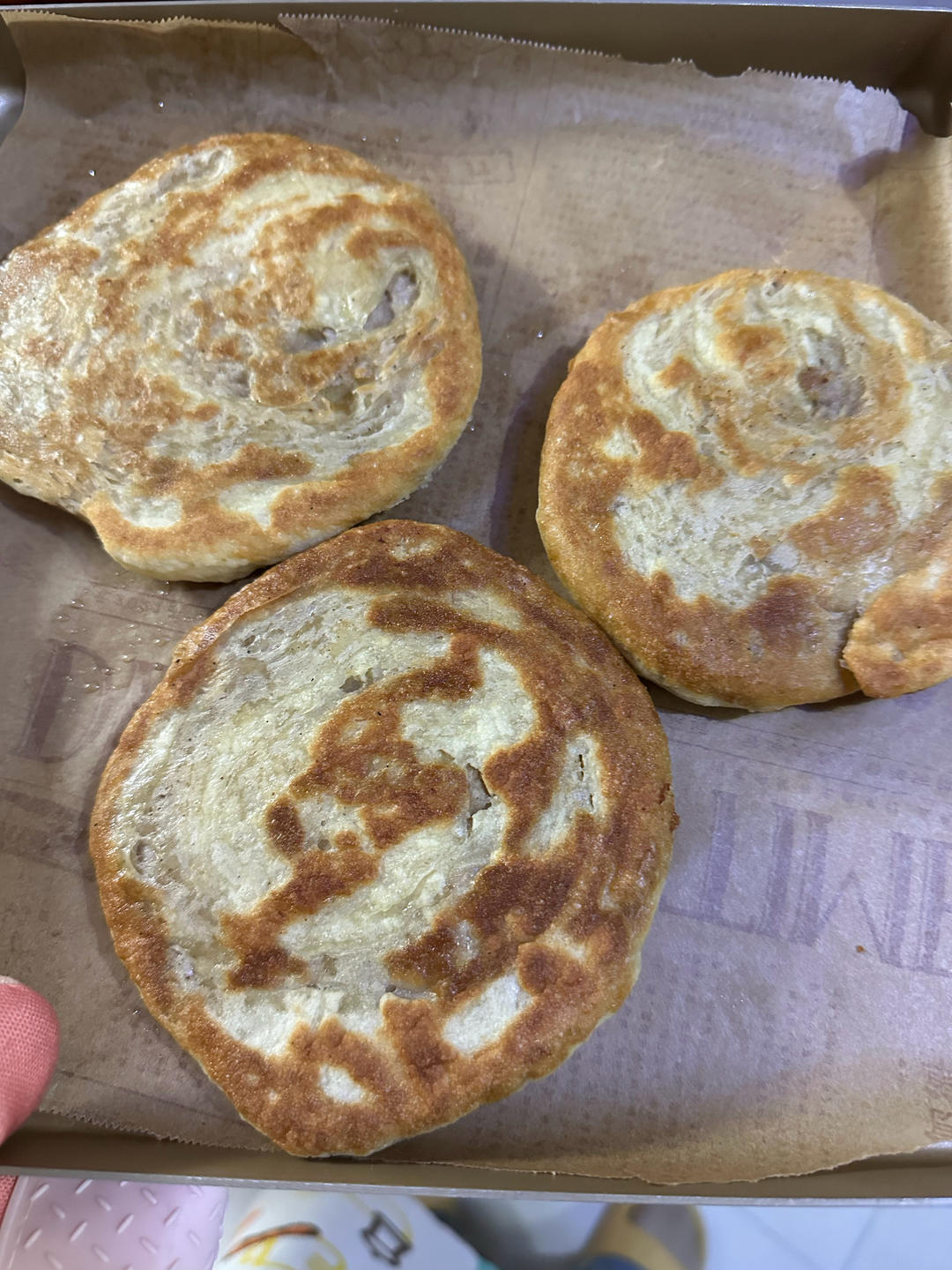 油渣葱花饼（不发面，不醒面，简单烫面版）