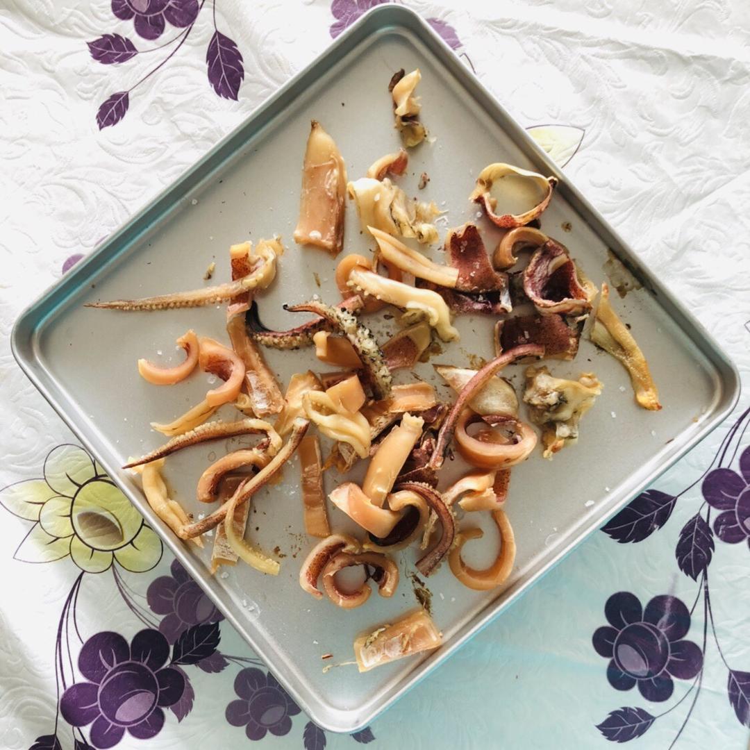 烤箱版烤鱿鱼干