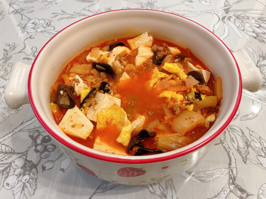 韩国大妈亲授— 韩式泡菜豆腐汤