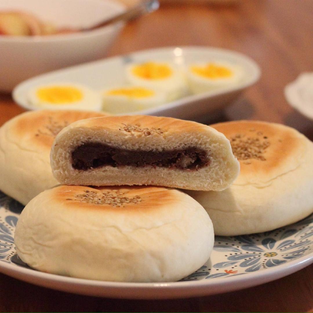 怪模怪样做的日式红豆包