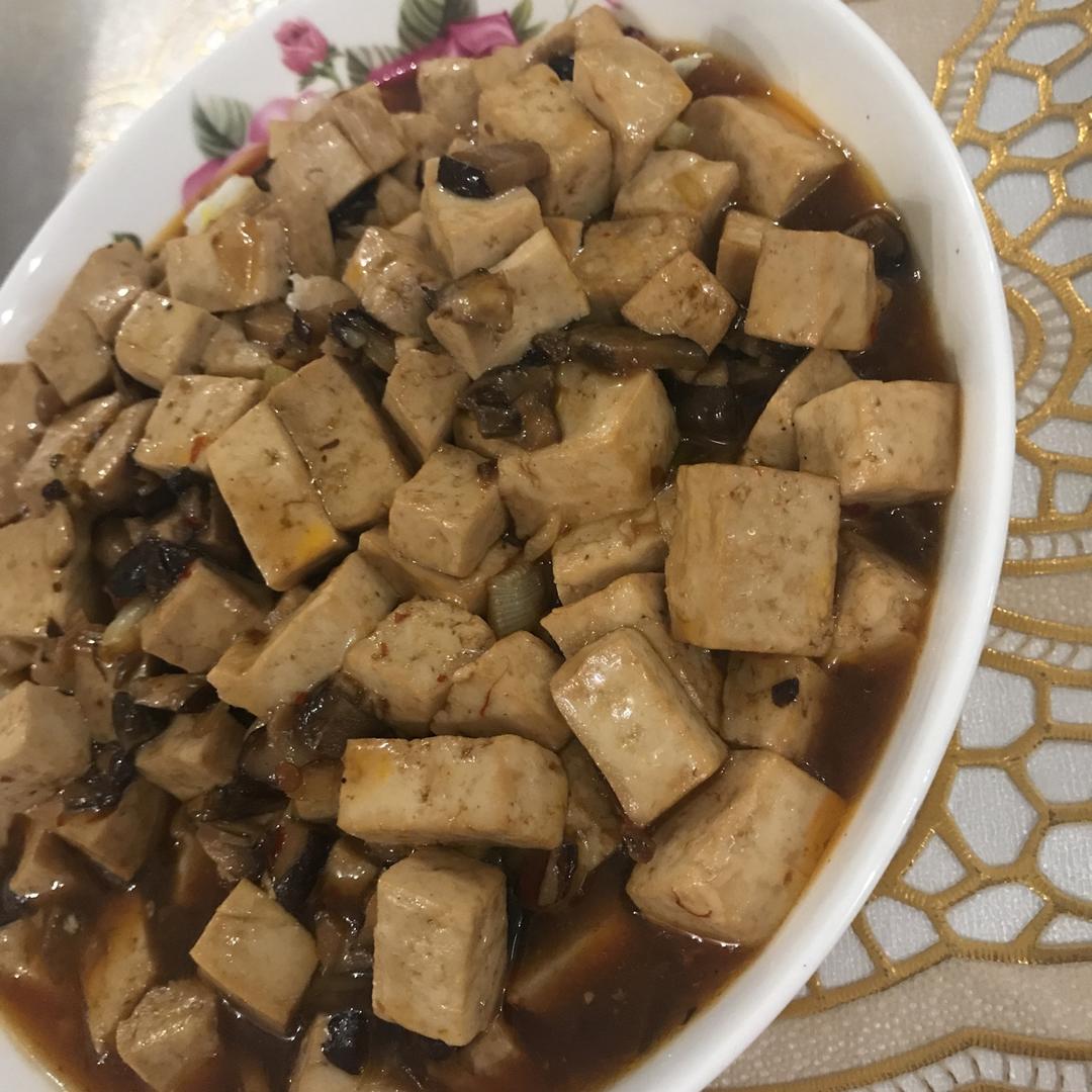 超级下饭的香菇肉沫豆腐