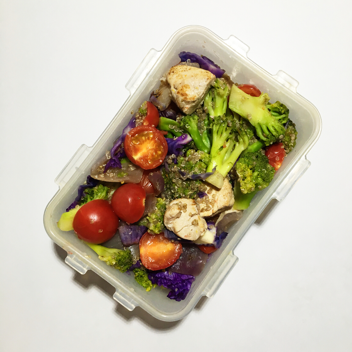 藜麦鸡肉时蔬煮锅（chicken ＆Garden Veggies Guinoa Skillet)