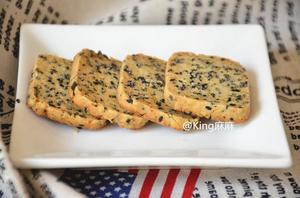 黑芝麻海苔饼干—别样的风味的做法 步骤11