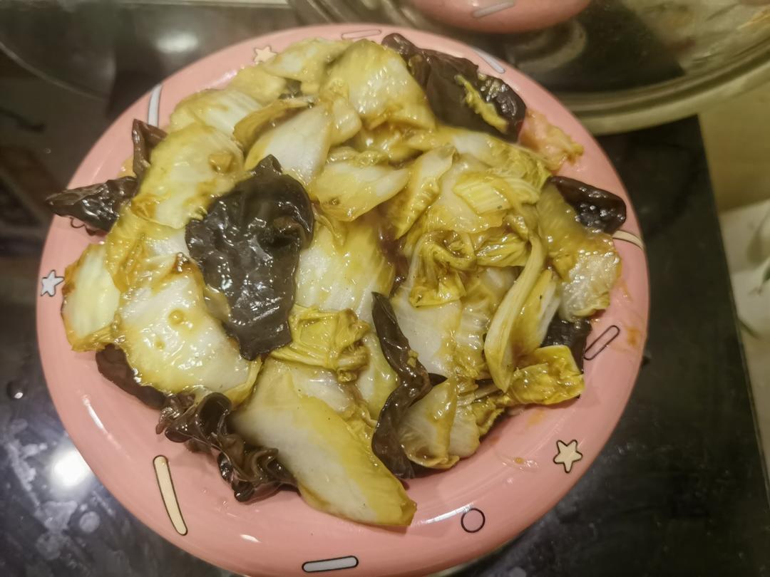 开胃下饭菜！醋溜白菜木耳