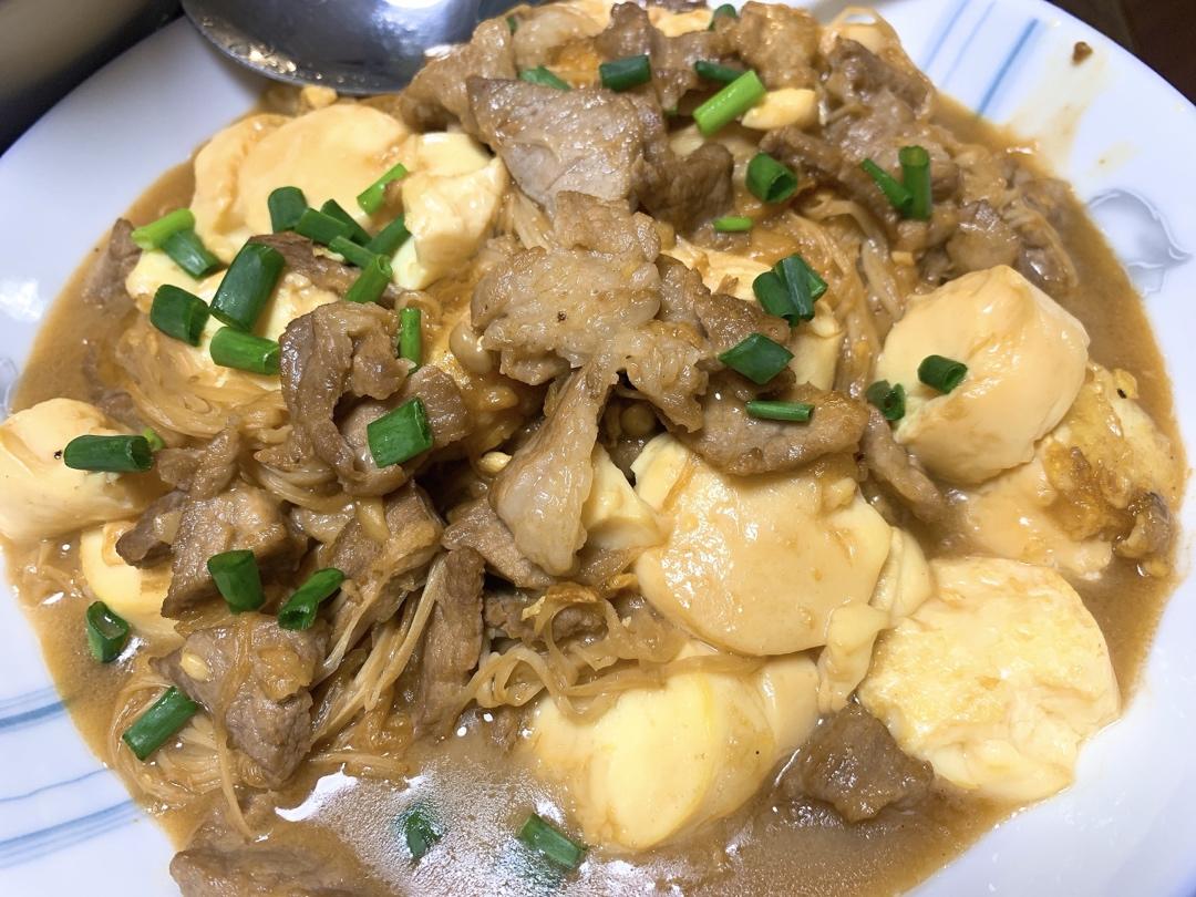 超级下饭菜--金针菇日本豆腐