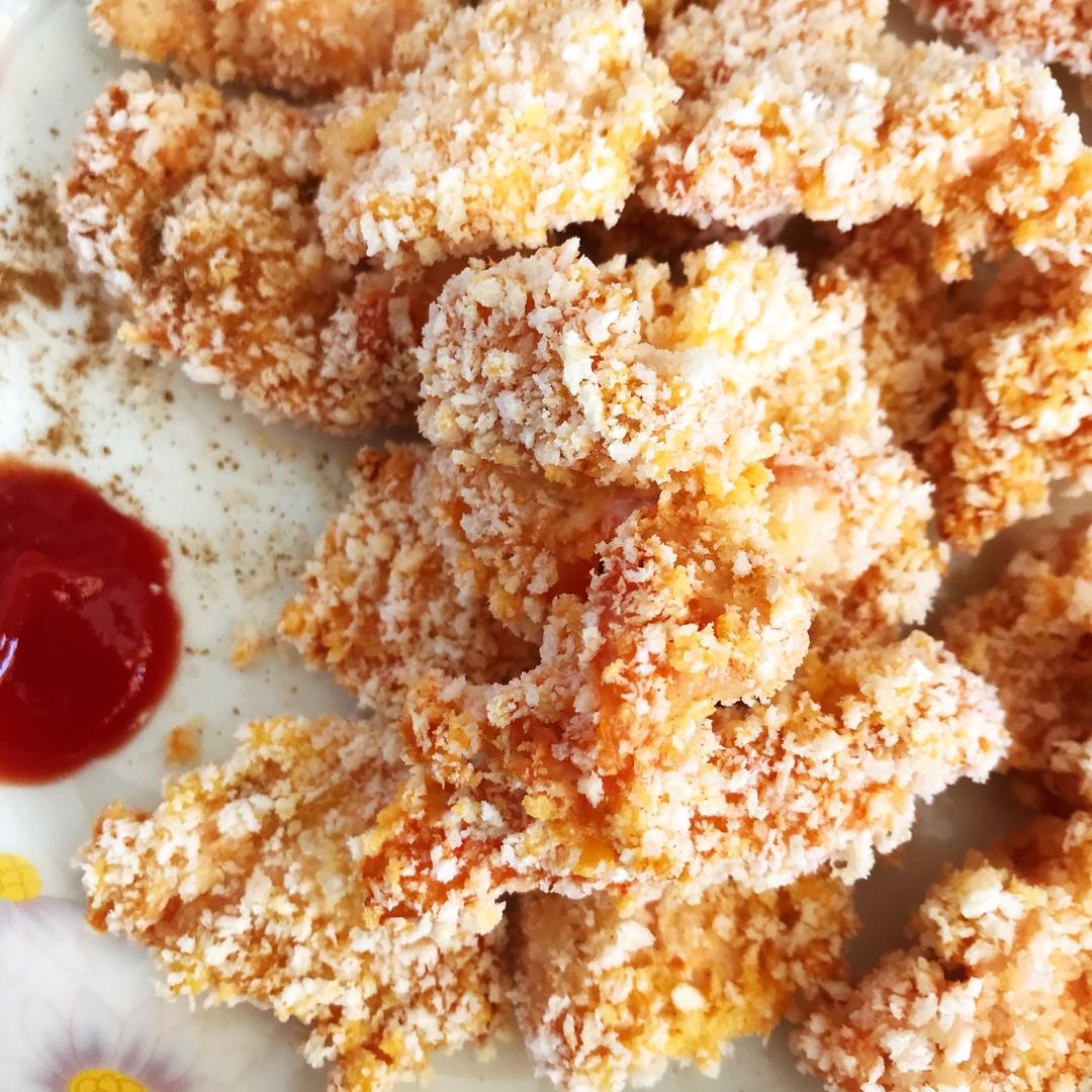 面包糠鸡柳（无油烤箱版）