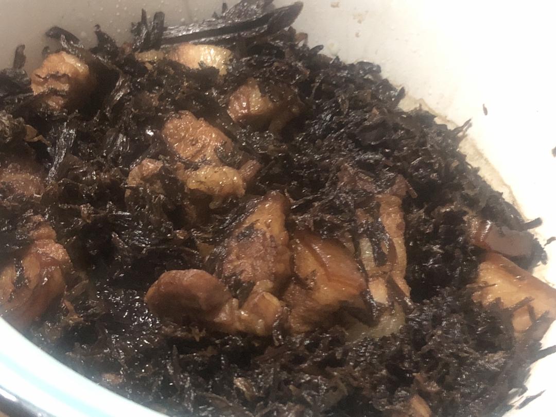 简单易行的梅干菜扣肉