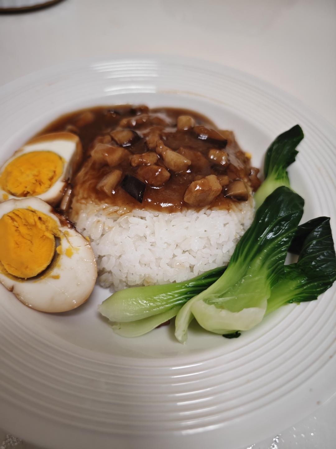 台式卤肉饭~
