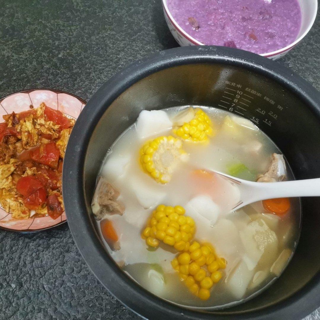 玉米山药排骨汤