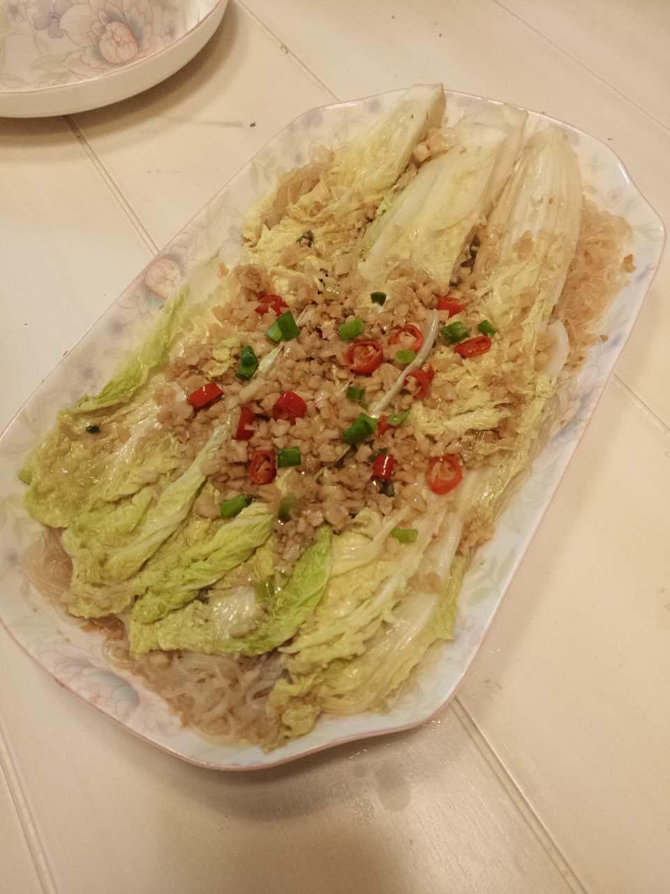 蒜蓉粉丝蒸娃娃菜