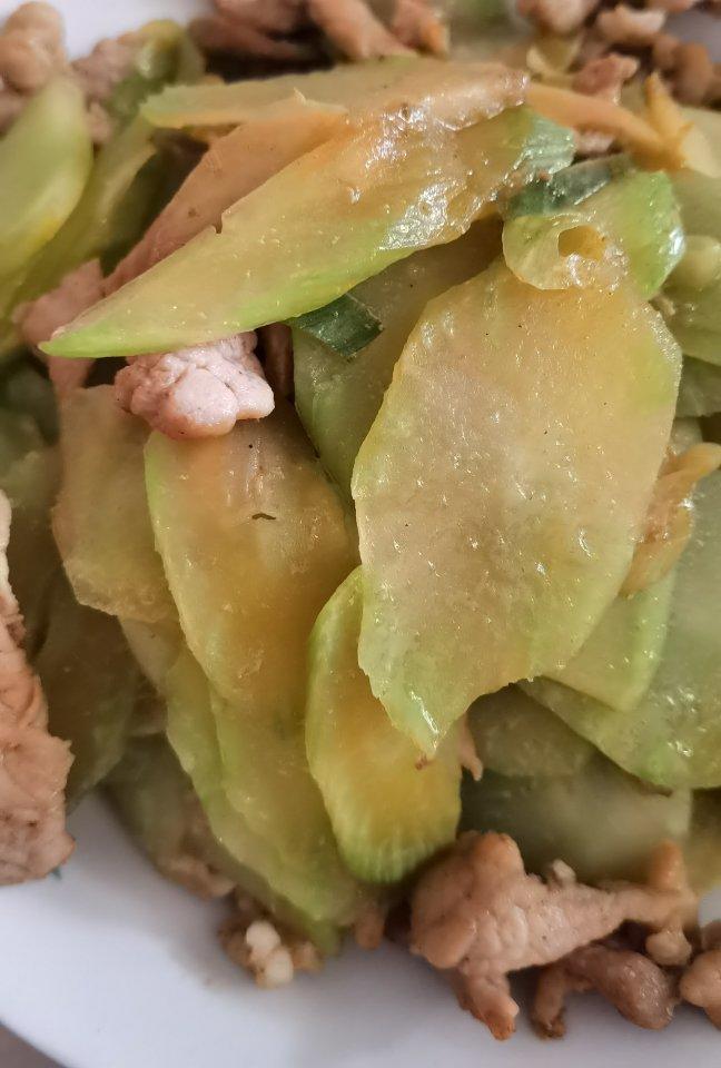 ㊙️腊味‼️冬笋莴苣炒腊肠‼️美味家常