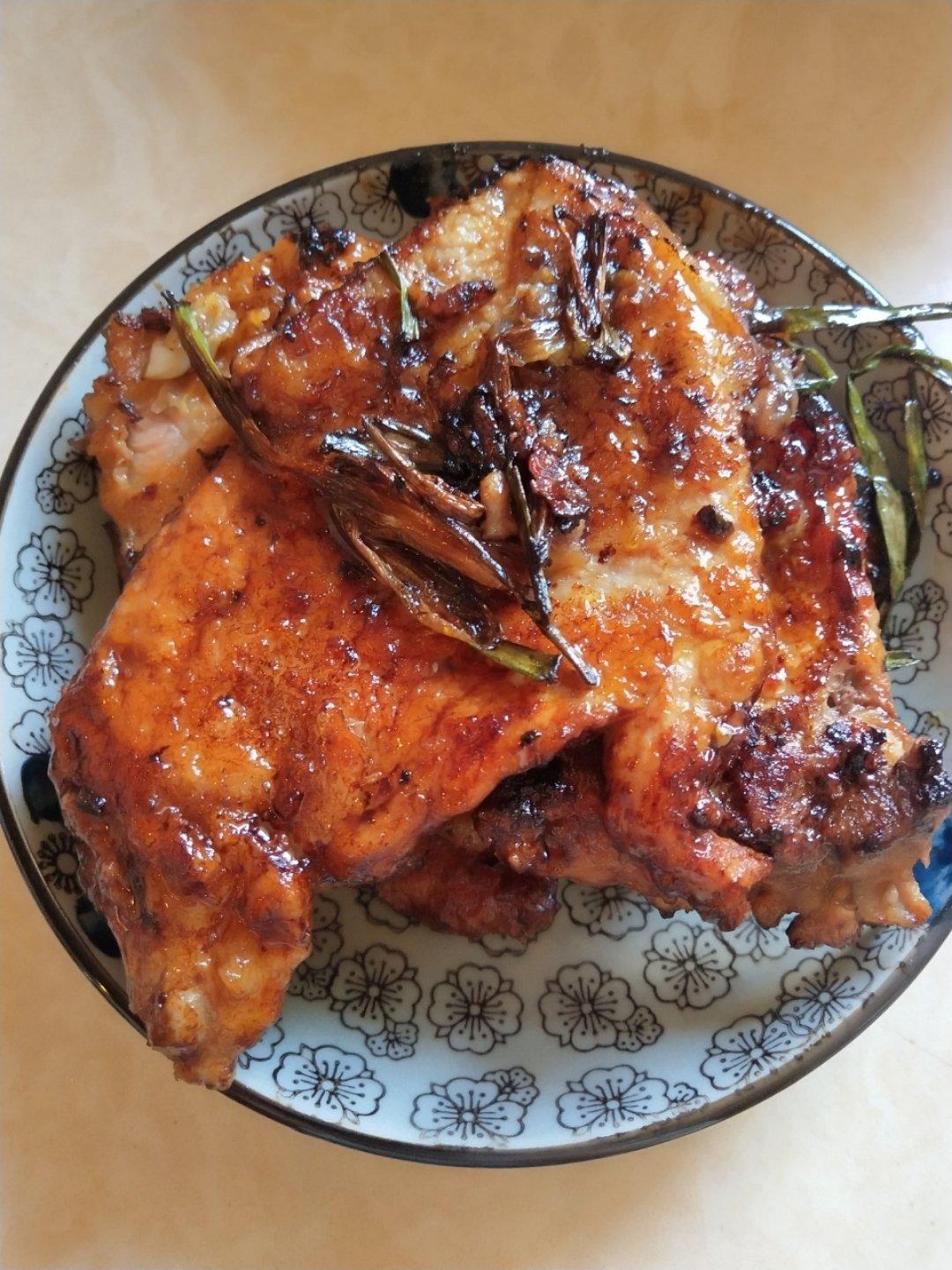 超嫩超香的葱烤大排