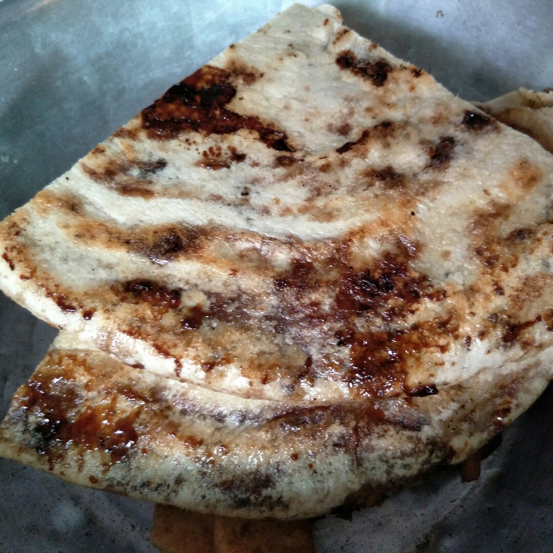 沫沫茶jeo3做的黑芝麻红糖薄饼