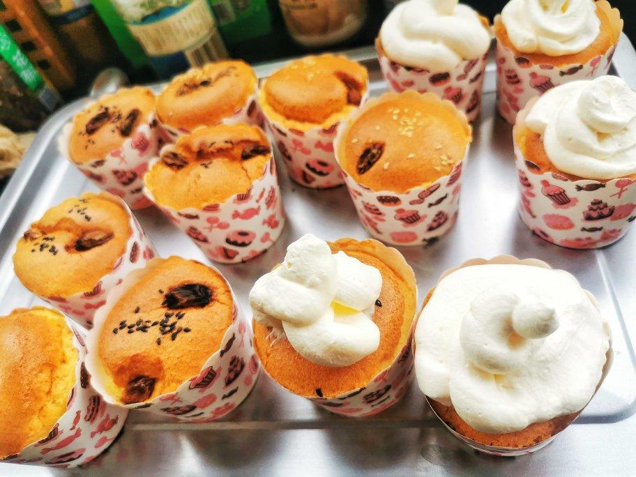 纸杯蛋糕 8寸戚风蛋糕的量