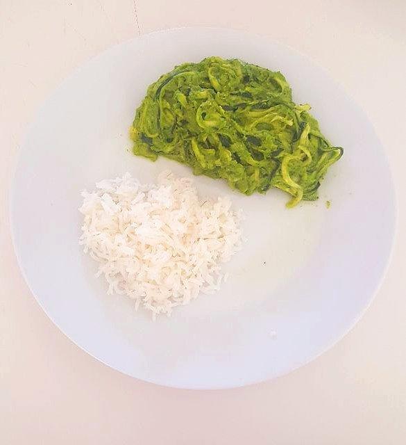 奶油宝宝w做的轻食香菜罗勒牛油果低脂青酱解锁中式青酱面