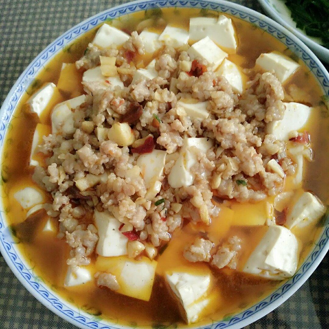 肉末蒸豆腐