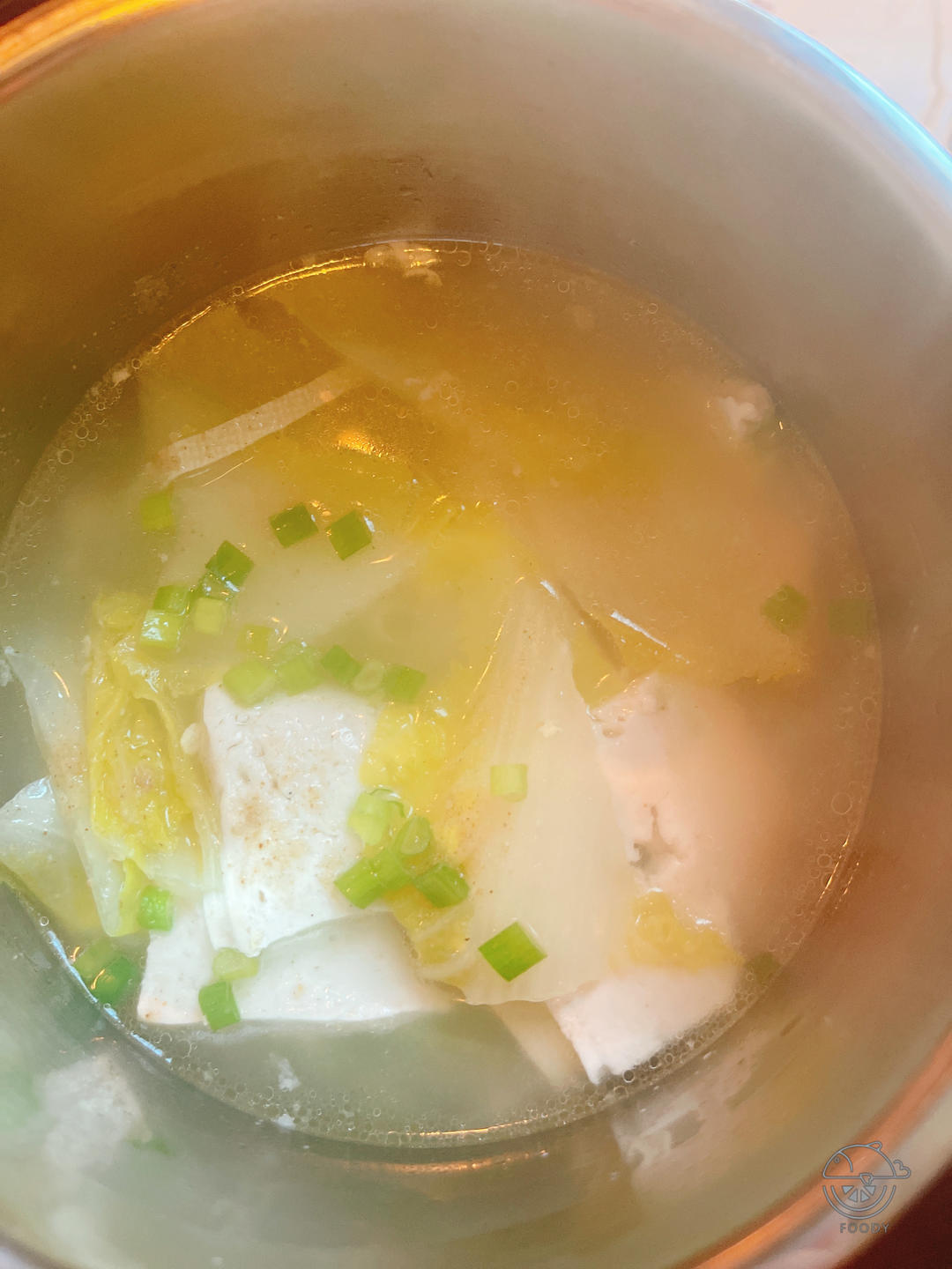 白菜豆腐汤