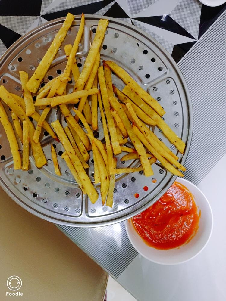 自制薯条🍟和番茄酱🍅