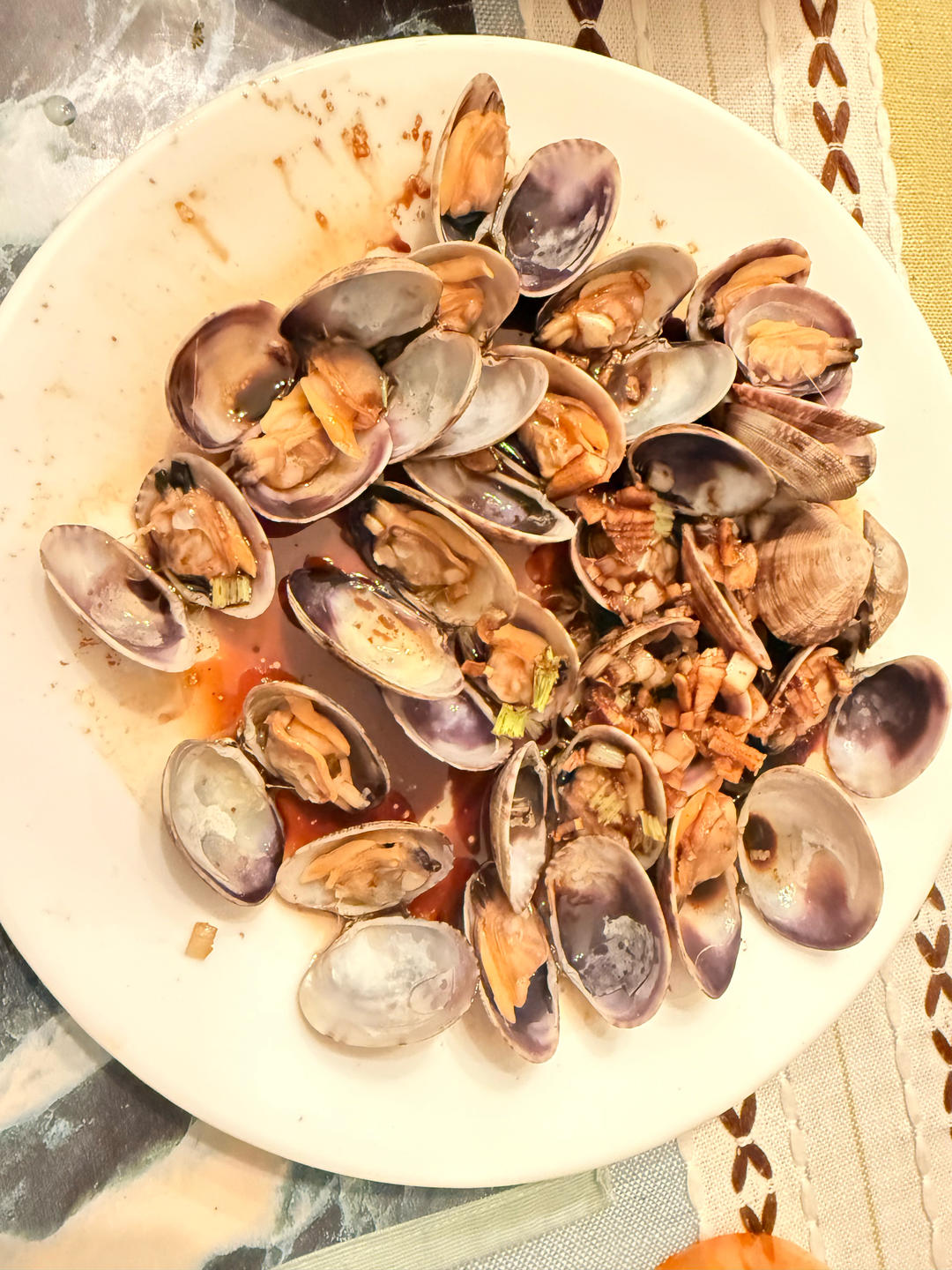 葱油蛤蜊
