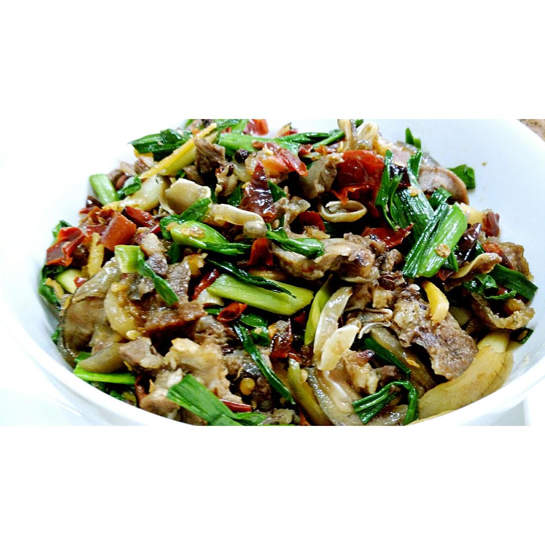 爆炒羊头肉