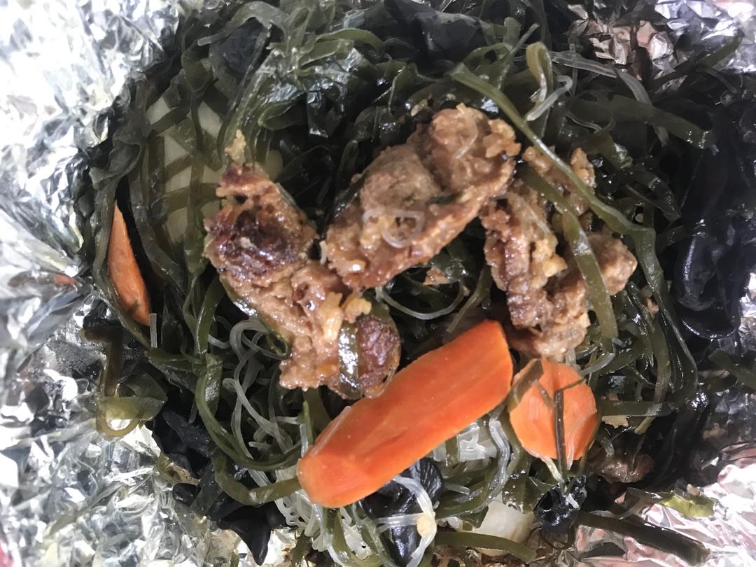 懒人版肉菜锡纸一锅出