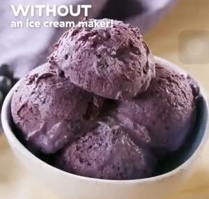 蓝莓冰淇淋 超简单100%成功的做法 步骤19