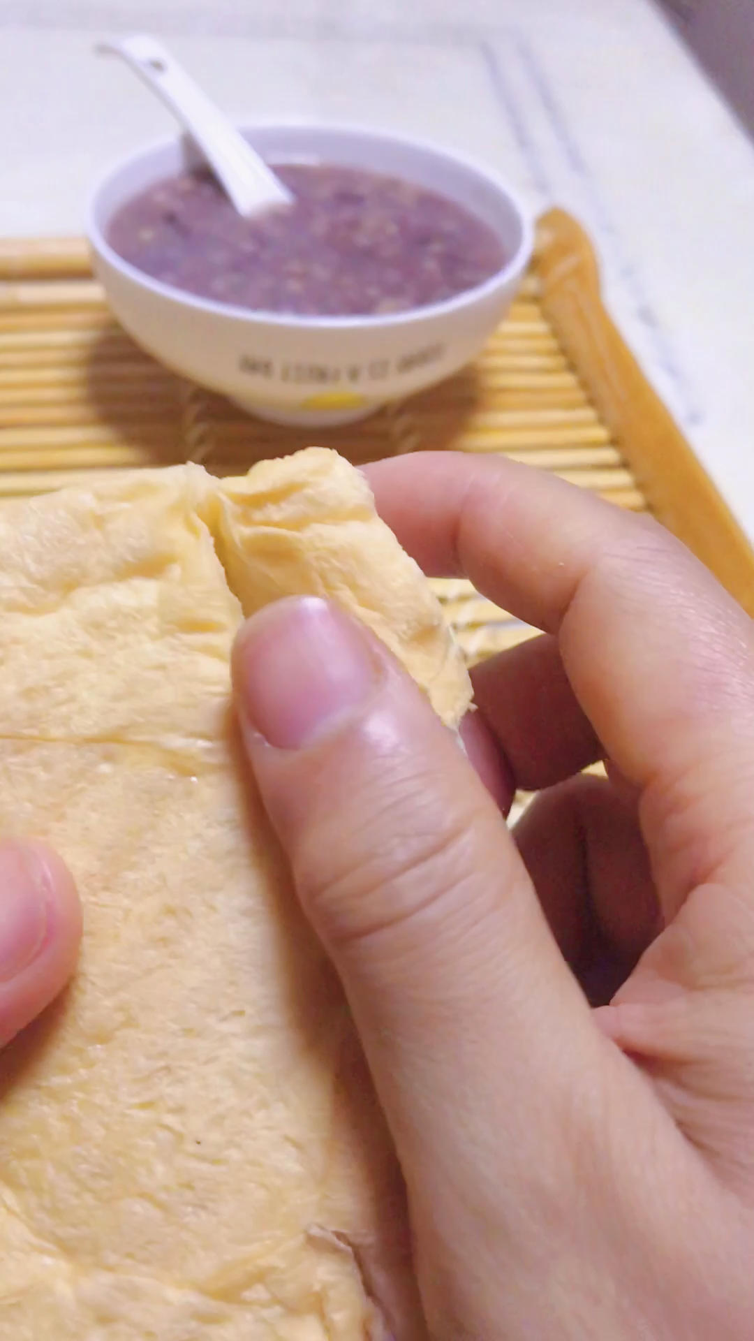 一个动作做松软面包（后酵母法）