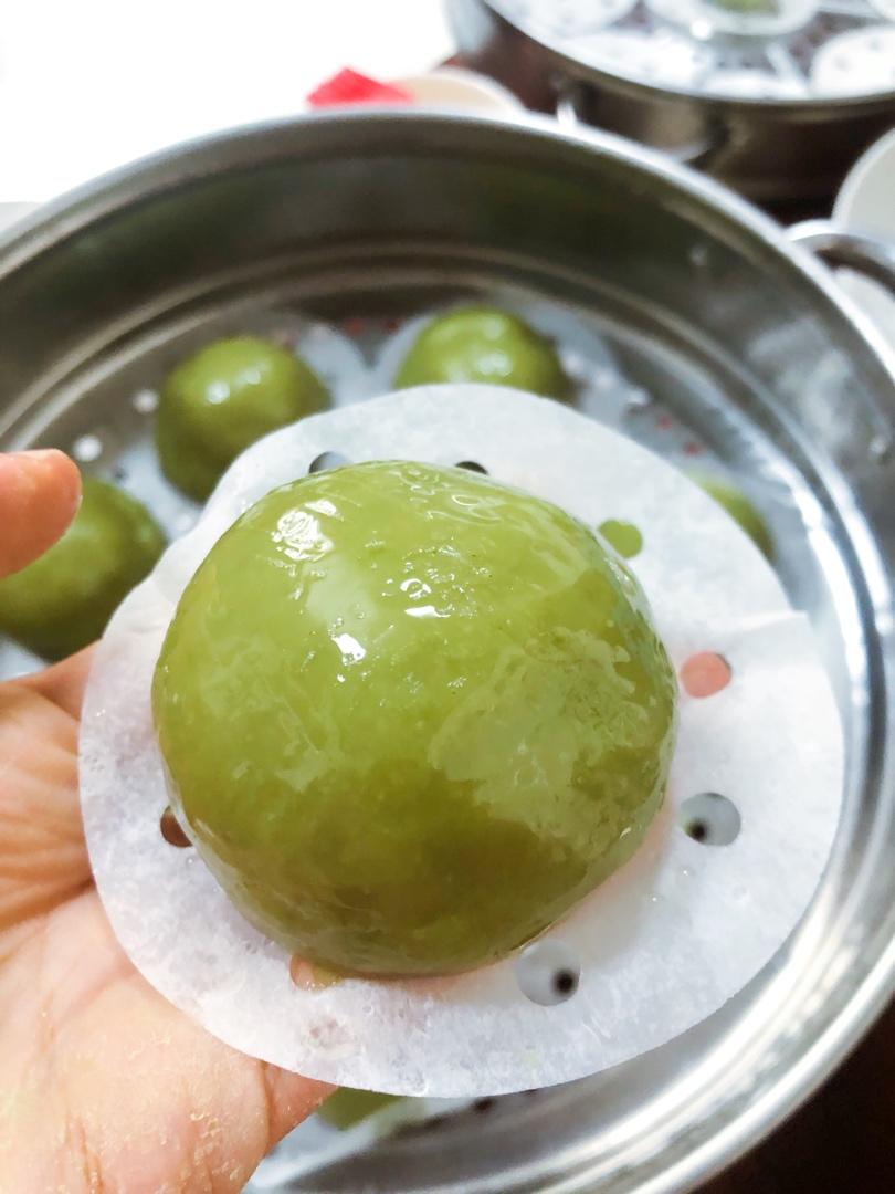 中式点心豆沙青团（简易版）