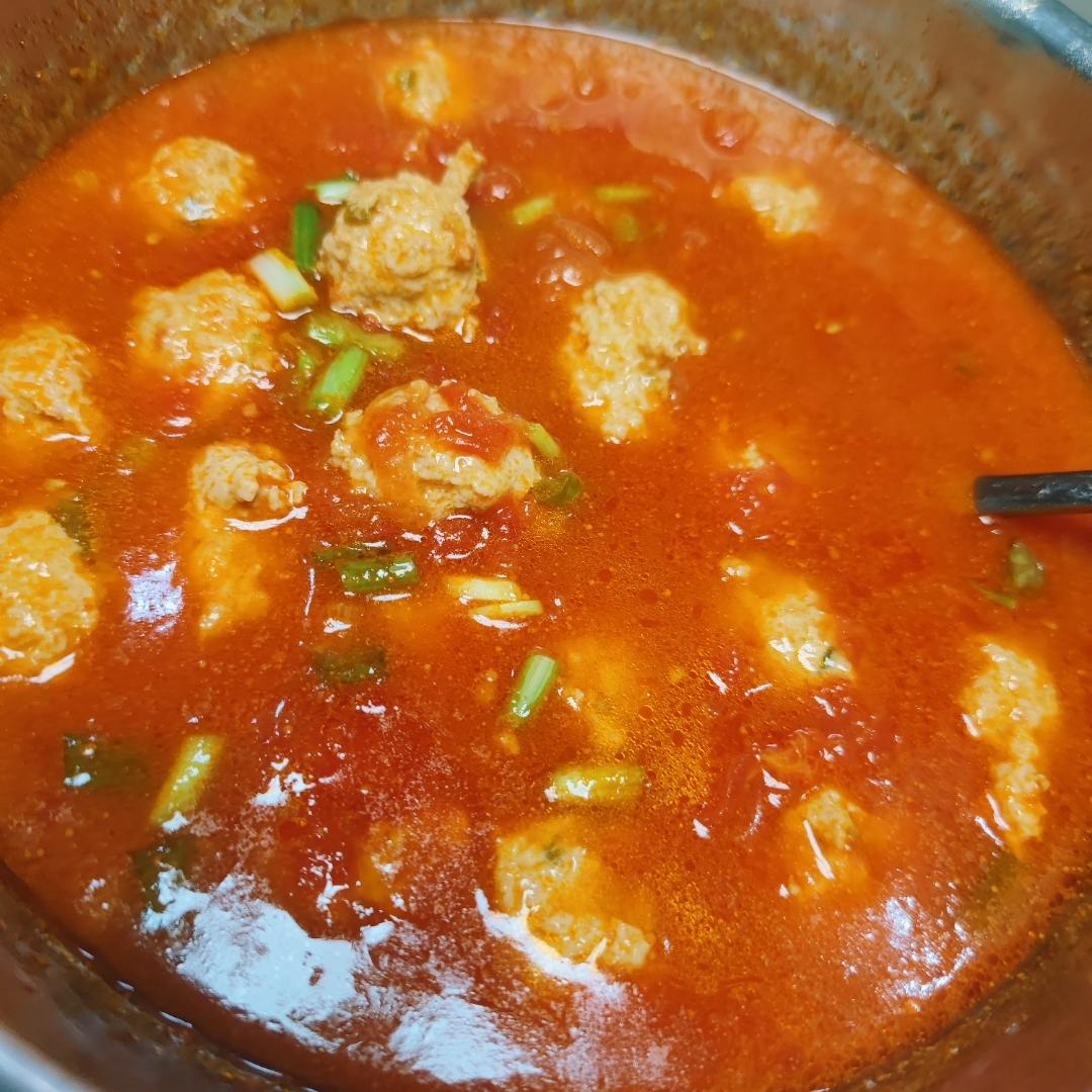 番茄丸子汤