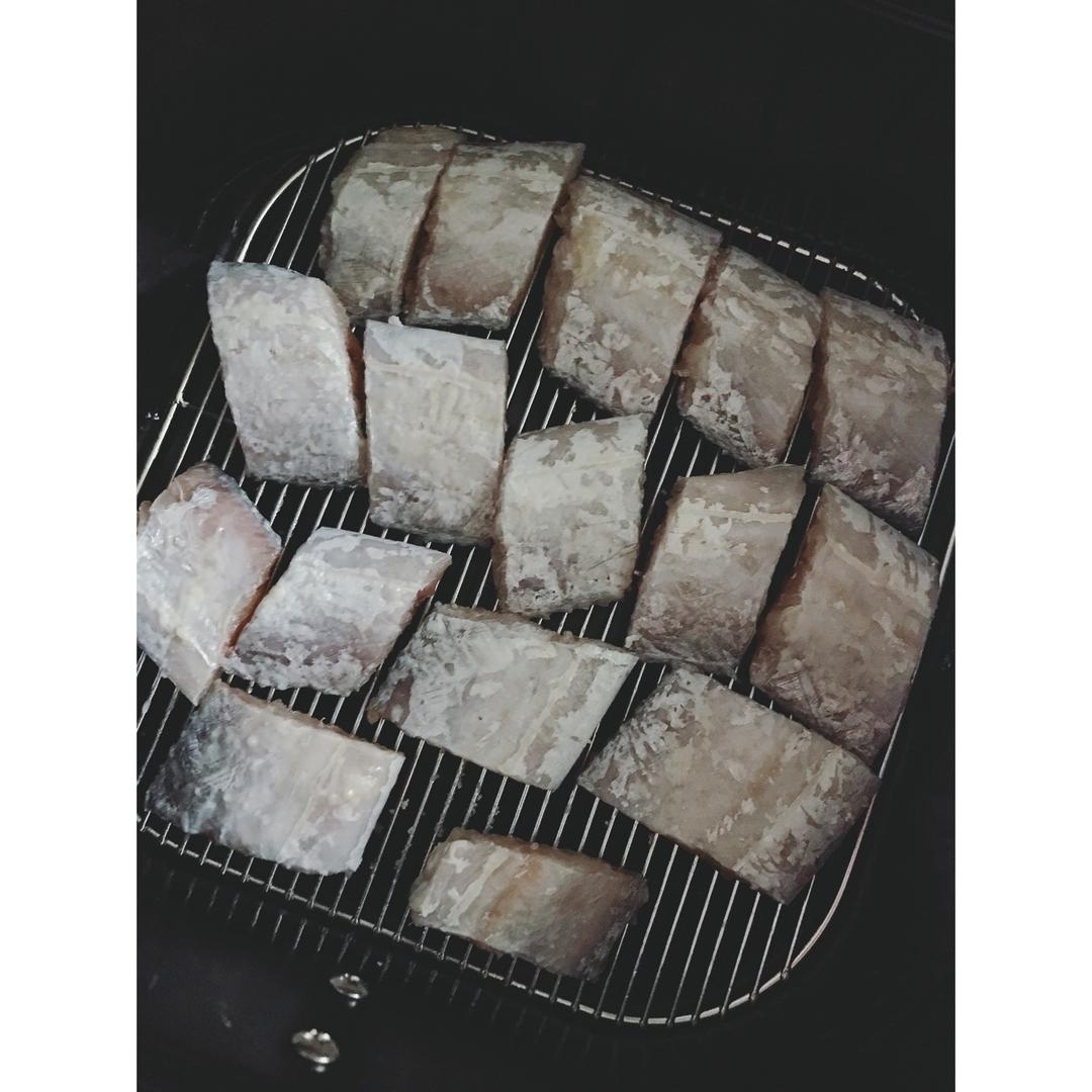 葱炸带鱼 （飞利浦空气炸锅）